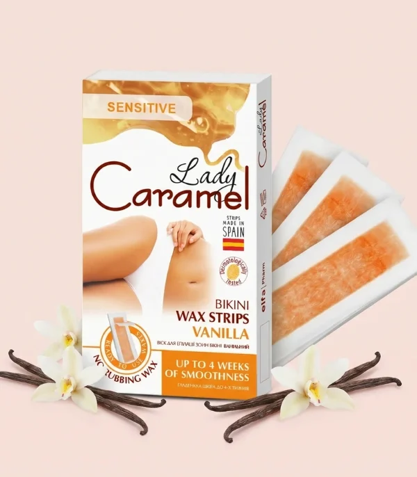 Віск для депіляції зони бікіні Lady Caramel Ванільний 12шт